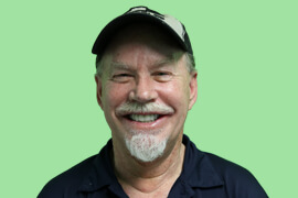 Happy Patient Smile - Larry Beals - Peninsula Dental Implant Center