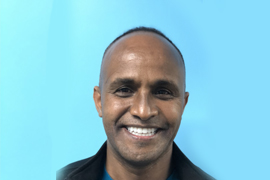 Before & After happy Patient Smile - Yosief at Peninsula Dental Implant Center San Carlos