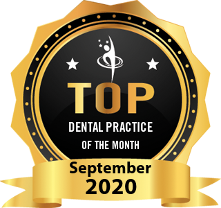 Peninsula Dental Implant Center won Top Dental Practice of the Month Award in July 2020