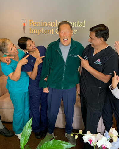 richard-mark-with-peninsula-dental-team